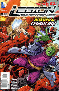 Cover for Legion of Super-Heroes (DC, 2011 series) #18 [Direct Sales]