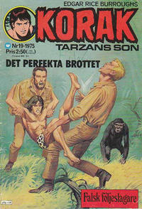 Cover Thumbnail for Korak (Williams Förlags AB, 1966 series) #19/1975