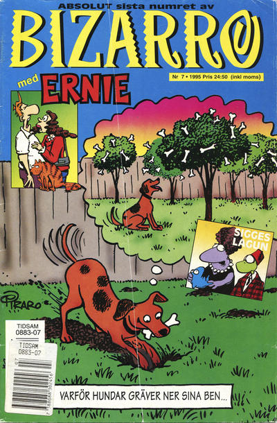 Cover for Bizarro (Atlantic Förlags AB, 1993 series) #7/1995