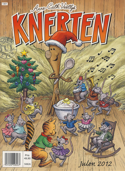 Cover for Knerten jul (Hjemmet / Egmont, 2011 series) #2012 [Bokhandelutgave]