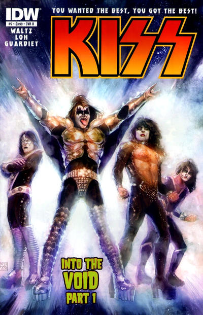 Cover for Kiss (IDW, 2012 series) #7 [Cover B by Xermánico]