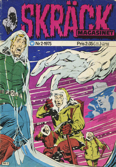 Cover for Skräckmagasinet (Williams Förlags AB, 1972 series) #2/1975