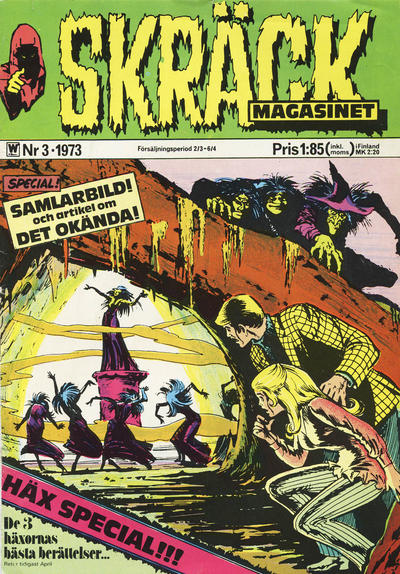 Cover for Skräckmagasinet (Williams Förlags AB, 1972 series) #3/1973