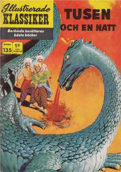 Cover for Illustrerade klassiker (Illustrerade klassiker, 1956 series) #135 - Tusen och en natt
