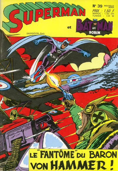Cover for Superman et Batman et Robin (Sage - Sagédition, 1969 series) #39