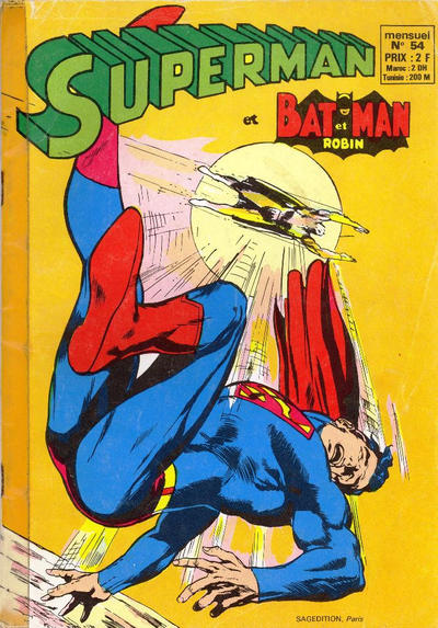 Cover for Superman et Batman et Robin (Sage - Sagédition, 1969 series) #54