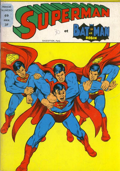 Cover for Superman et Batman et Robin (Sage - Sagédition, 1969 series) #69