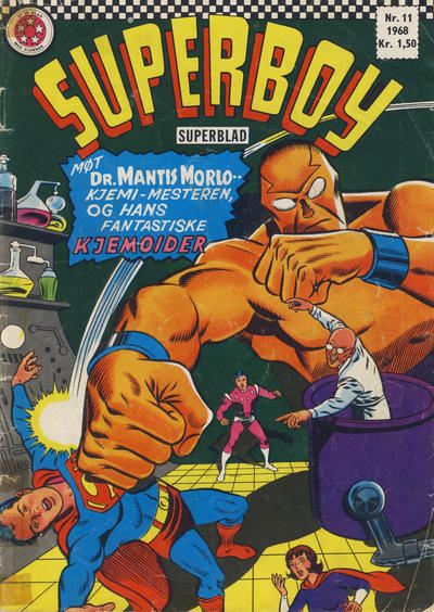 Cover for Superboy (Serieforlaget / Se-Bladene / Stabenfeldt, 1967 series) #11/1968