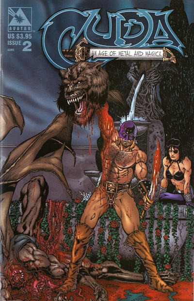 Cover for Cuda (Avatar Press, 1998 series) #2 [Gore]