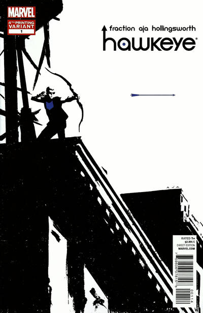 Cover for Hawkeye (Marvel, 2012 series) #1 [4th Printing Variant]