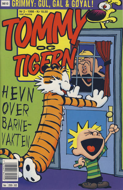 Cover for Tommy og Tigern (Bladkompaniet / Schibsted, 1989 series) #2/1998