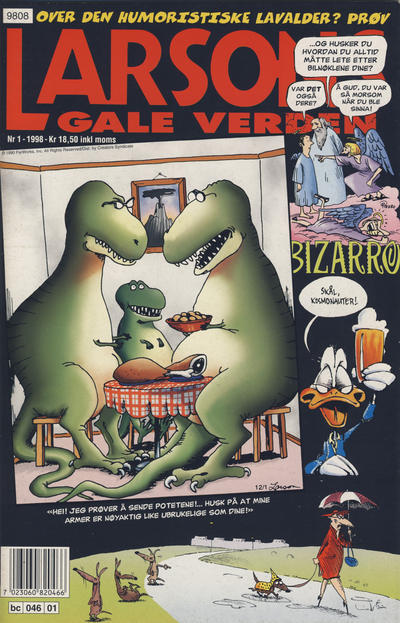 Cover for Larsons gale verden (Bladkompaniet / Schibsted, 1992 series) #1/1998