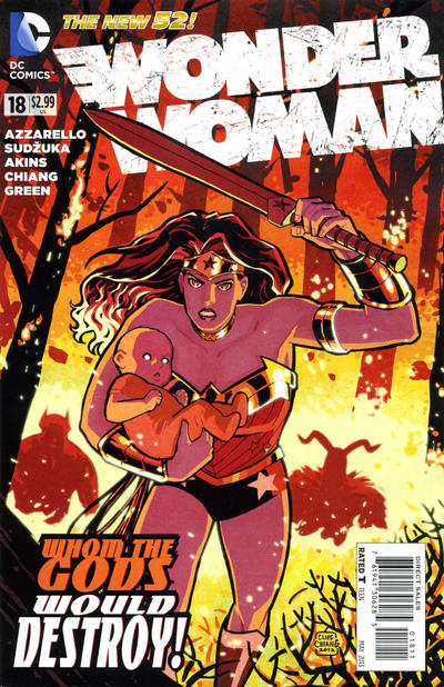Cover for Wonder Woman (DC, 2011 series) #18 [Direct Sales]