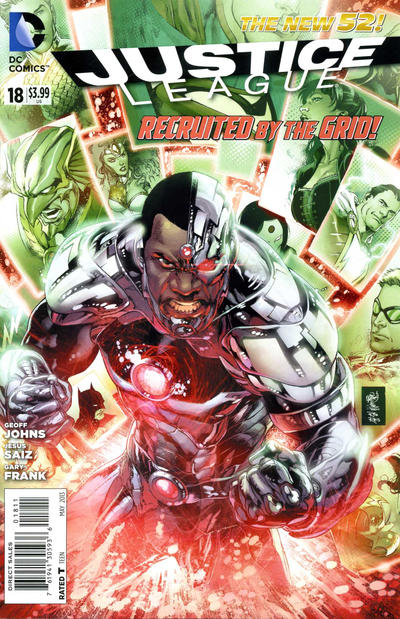 Cover for Justice League (DC, 2011 series) #18 [Direct Sales]
