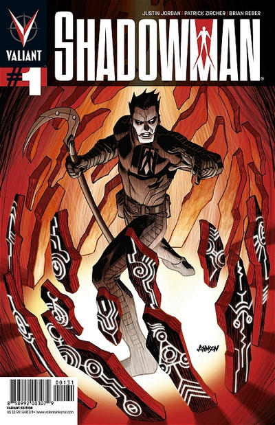 Cover for Shadowman (Valiant Entertainment, 2012 series) #1 [Cover C - Dave Johnson]