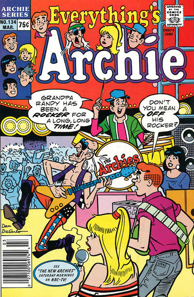 Cover for Everything's Archie (Archie, 1969 series) #134 [Regular Edition]