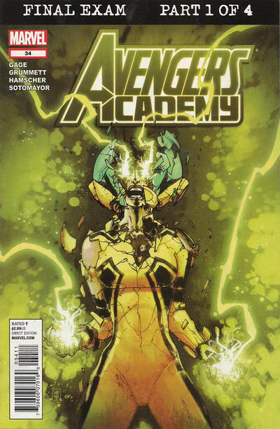 Cover for Avengers Academy (Marvel, 2010 series) #34