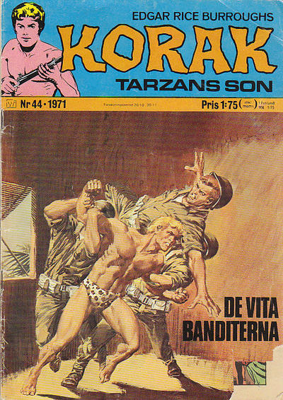 Cover for Korak (Williams Förlags AB, 1966 series) #44