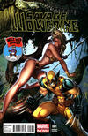 Cover Thumbnail for Savage Wolverine (2013 series) #1 [J. Scott Campbell Mile High Comics Variant]