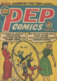 Cover Thumbnail for Pep Comics (H. John Edwards, 1951 series) #42