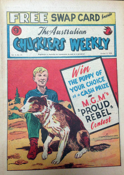 Cover for Chucklers' Weekly (Consolidated Press, 1954 series) #v5#23