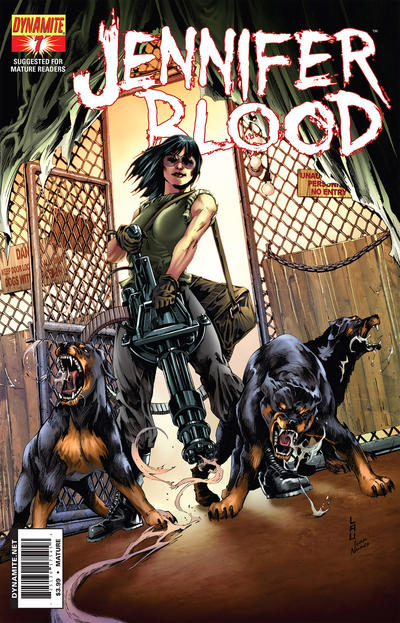 Cover for Jennifer Blood (Dynamite Entertainment, 2011 series) #7 [Cover B]