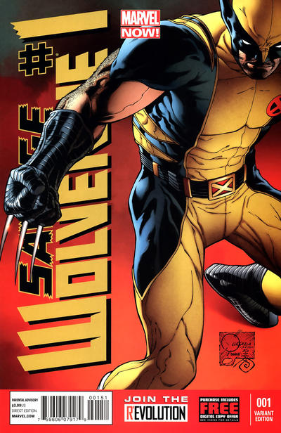 Cover for Savage Wolverine (Marvel, 2013 series) #1 [Joe Quesada Variant]