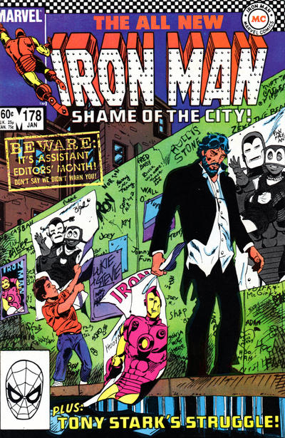 Cover for Iron Man (Marvel, 1968 series) #178 [Direct]