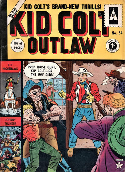 Cover for Kid Colt Outlaw (Thorpe & Porter, 1950 ? series) #54