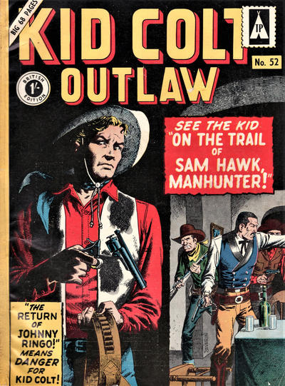 Cover for Kid Colt Outlaw (Thorpe & Porter, 1950 ? series) #52