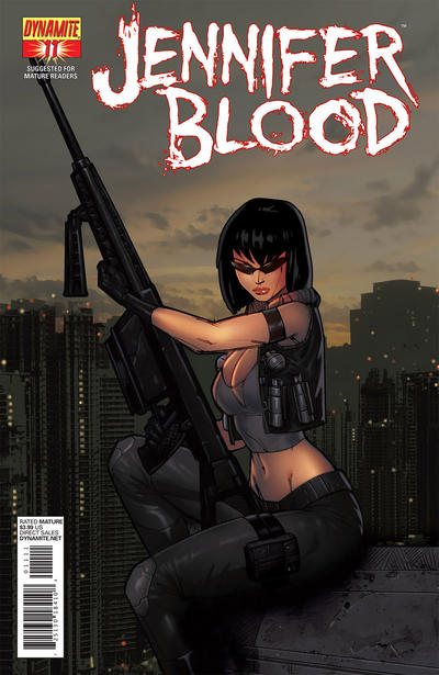 Cover for Jennifer Blood (Dynamite Entertainment, 2011 series) #11 [Cover B]