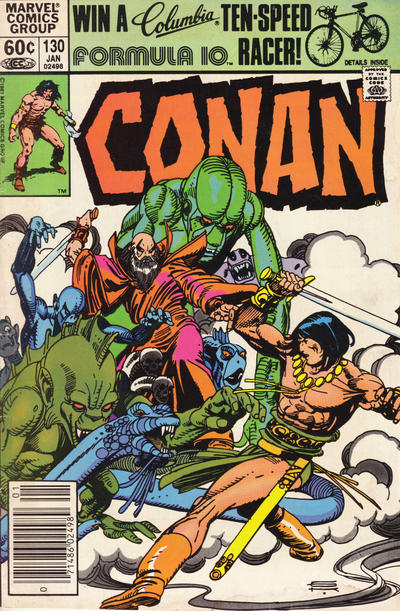 Cover for Conan the Barbarian (Marvel, 1970 series) #130 [Newsstand]