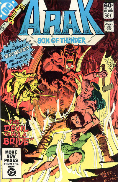 Cover for Arak / Son of Thunder (DC, 1981 series) #2 [Direct]