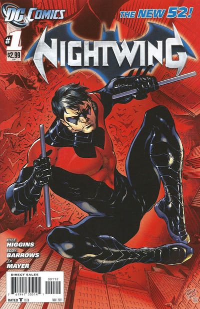 Cover for Nightwing (DC, 2011 series) #1 [Second Printing]