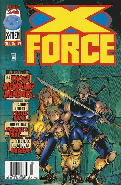Cover for X-Force (Marvel, 1991 series) #64 [Newsstand]