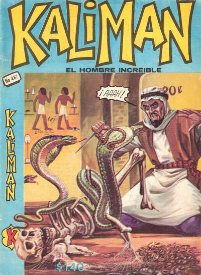 Cover for Kalimán El Hombre Increíble (Promotora K, 1965 series) #487
