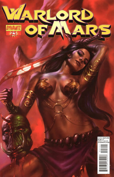 Cover for Warlord of Mars (Dynamite Entertainment, 2010 series) #23 [Lucio Parrillo Cover]