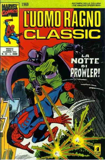 Cover for L'Uomo Ragno Classic (Edizioni Star Comics, 1991 series) #23
