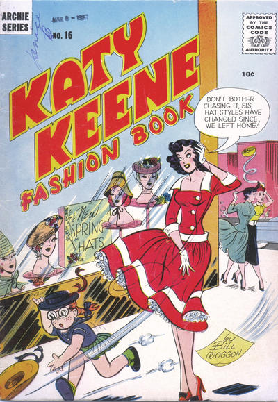 Cover for Katy Keene Fashion Book Magazine (Archie, 1956 series) #16