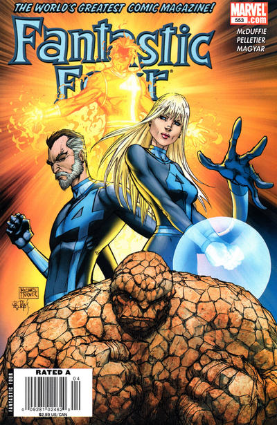 Cover for Fantastic Four (Marvel, 1998 series) #553 [Newsstand]