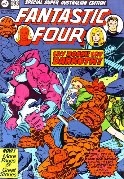 Cover for Fantastic Four (Yaffa / Page, 1979 ? series) #193