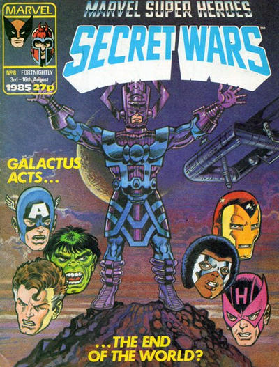 Cover for Marvel Super Heroes Secret Wars (Marvel UK, 1985 series) #8