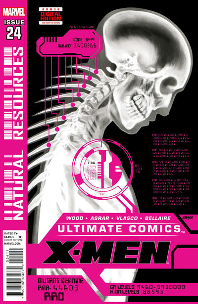 Cover for Ultimate Comics X-Men (Marvel, 2011 series) #24