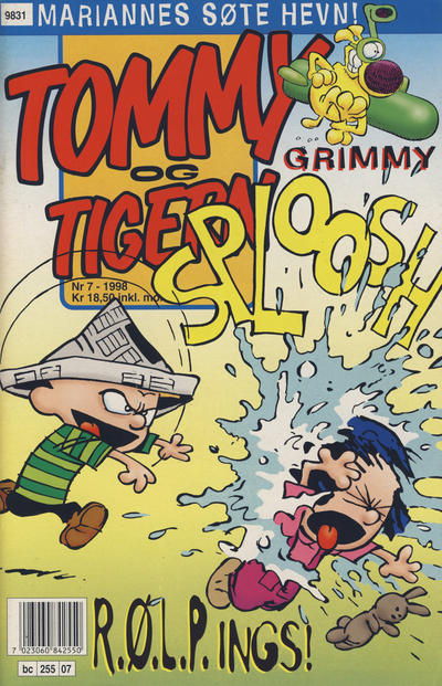Cover for Tommy og Tigern (Bladkompaniet / Schibsted, 1989 series) #7/1998