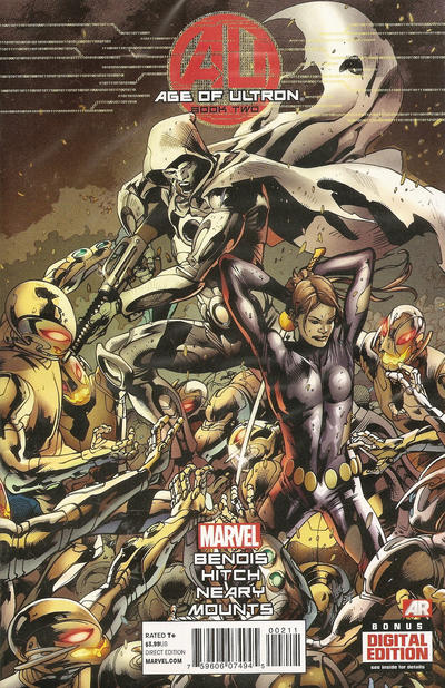 Cover for Age of Ultron (Marvel, 2013 series) #2