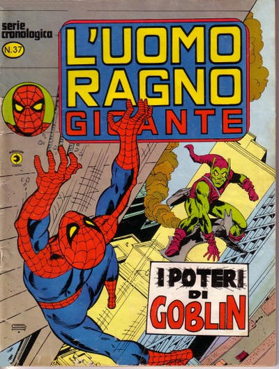 Cover for L'Uomo Ragno Gigante (Editoriale Corno, 1976 series) #37