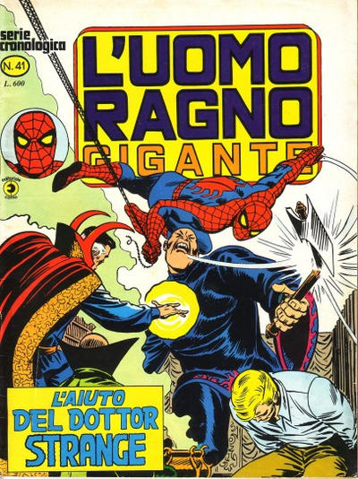 Cover for L'Uomo Ragno Gigante (Editoriale Corno, 1976 series) #41
