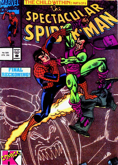Cover for Σπάιντερ Μαν [Spider-Man] (Kabanas Hellas, 1977 series) #589