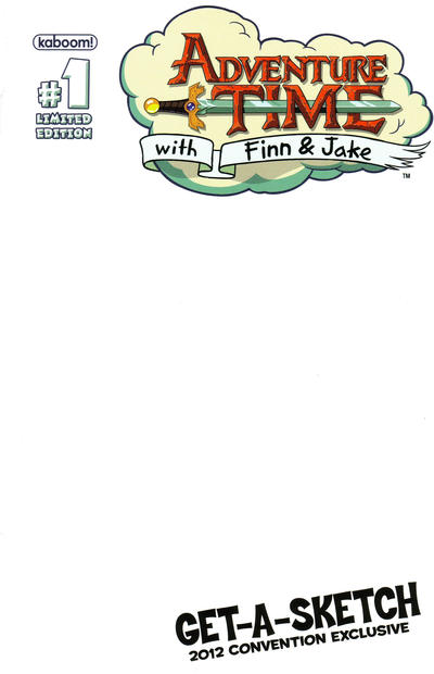 Cover for Adventure Time (Boom! Studios, 2012 series) #1 [Get-A-Sketch 2012 Convention Exclusive]