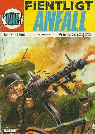 Cover for Patrullserien (Atlantic Förlags AB, 1976 series) #7/1980